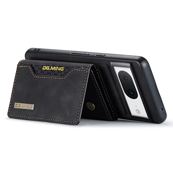 DG.MING Magnetisk kortholder etui Google Pixel 8 Sort
