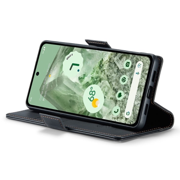 CaseMe Slim Plånboksfodral RFID-skydd Google Pixel 8a Svart