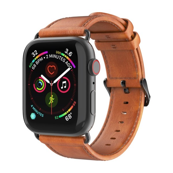 Dux Ducis Läderarmband Apple Watch 42/44/45/49 mm Cognac