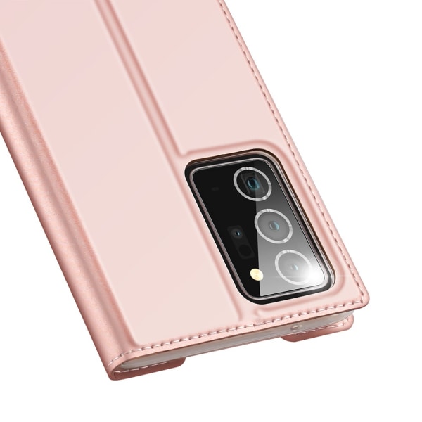 Dux Ducis Skin Pro Läderfodral Galaxy Note 20 Ultra Rosa