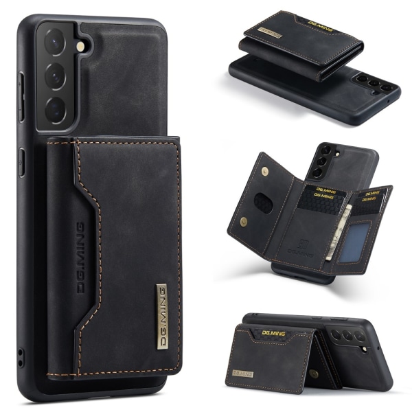 DG.MING 2 i 1 Magnetic Card Slot Case Samsung Galaxy S24 Sort