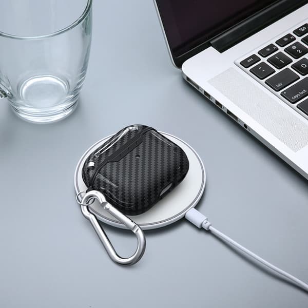 Carbon Cover Apple AirPods 3 Sort