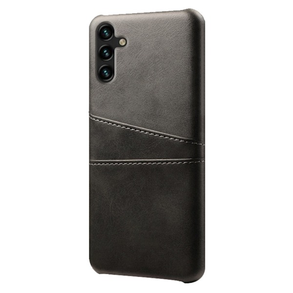 Læderskal med kortholder Samsung Galaxy A54 Sort
