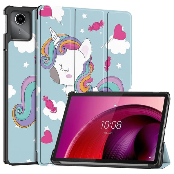 Lenovo Tab M11 -kotelo Tri-fold Unicorn