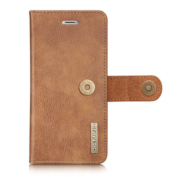 DG.MING 2-i-1 Magnet Pung iPhone 7/8/SE Cognac