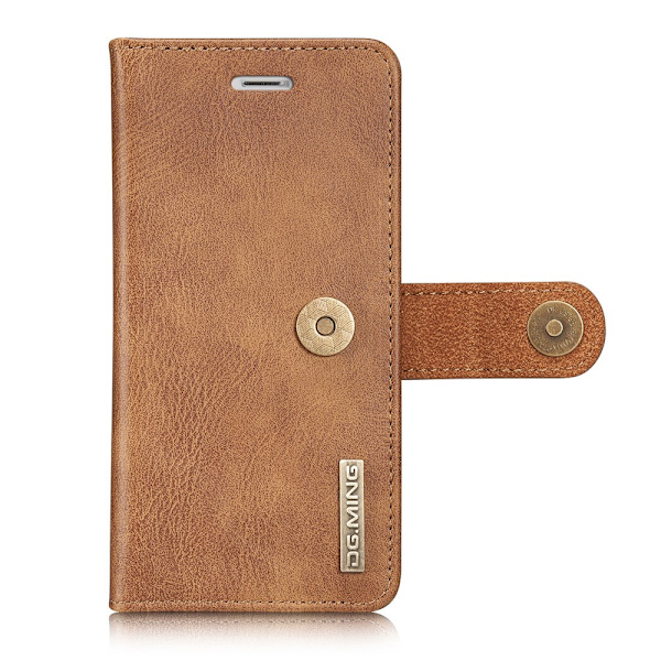 DG.MING 2-in-1 Magnet Wallet iPhone 7/8/SE Cognac