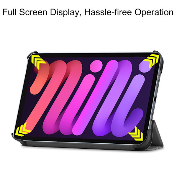 iPad Mini 7. generation (2024) Etui Tri-fold Grå