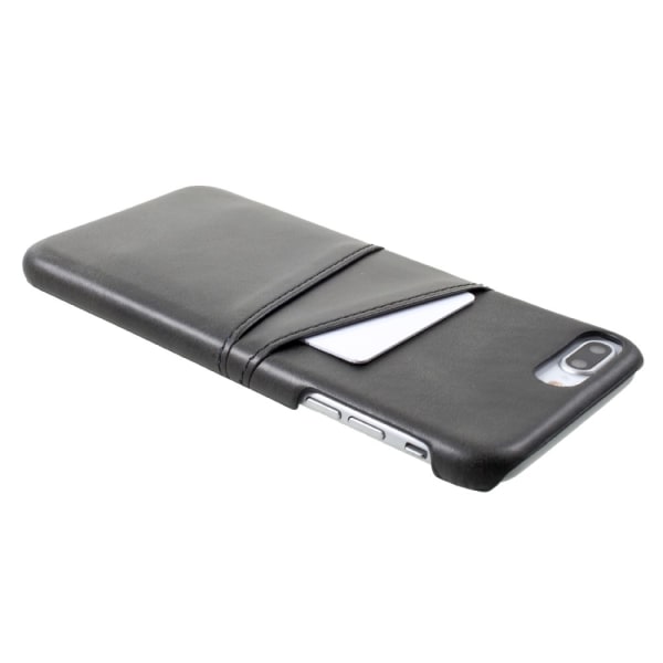 Kortholder Læder Taske iPhone 7/8 Plus Sort