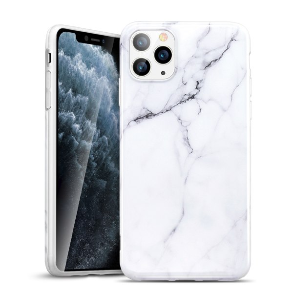 ESR Slim pehmeäkantinen iPhone 11 Pro Max Marble White