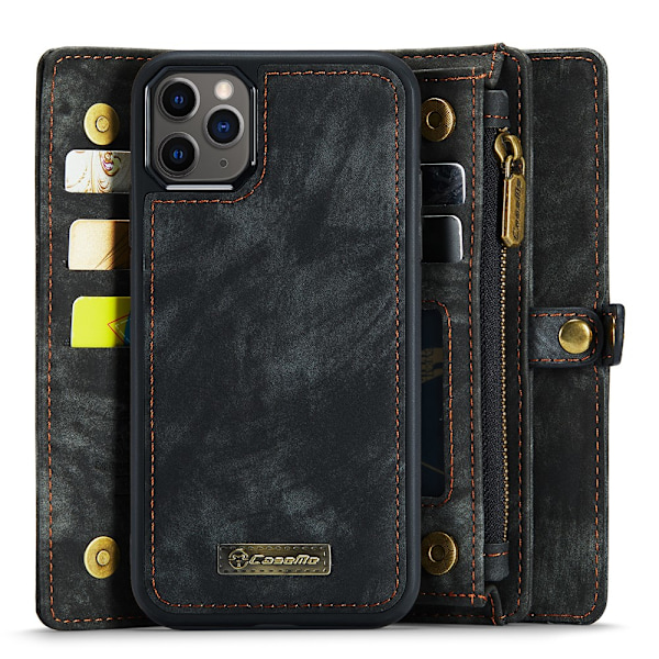 CaseMe Plånboksfodral Multi-Slot iPhone 11 Pro Grå
