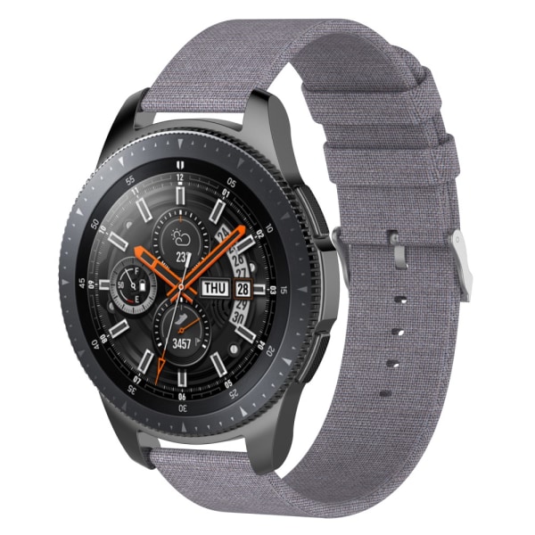 Lærredsarmbånd Samsung Galaxy Watch 46mm Grå