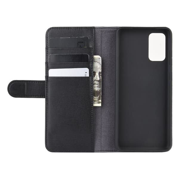 Äkta Läderfodral Samsung Galaxy S20 Svart