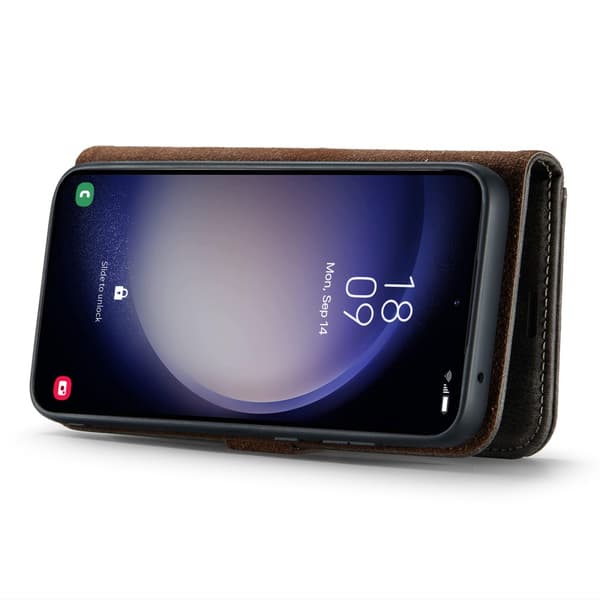 DG.MING 2-i-1 Magnetiskt Plånboksfodral Samsung Galaxy A55 Brun