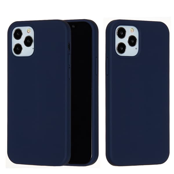 iPhone 13 Pro Cover Silikon Mørkeblå