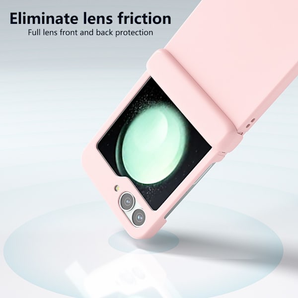 Hårdskal Gummerat Hinge Protection Samsung Galaxy Z Flip 6 Rosa