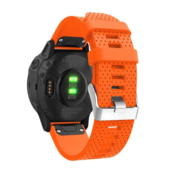 Silikonearmbånd Garmin Fenix 5S Orange