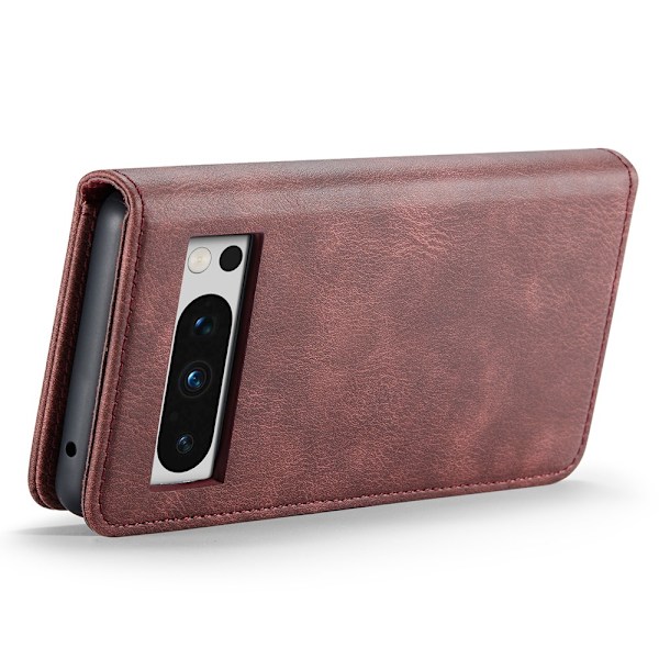 DG.MING 2-in-1 Magnet Wallet Google Pixel 8 Pro Red