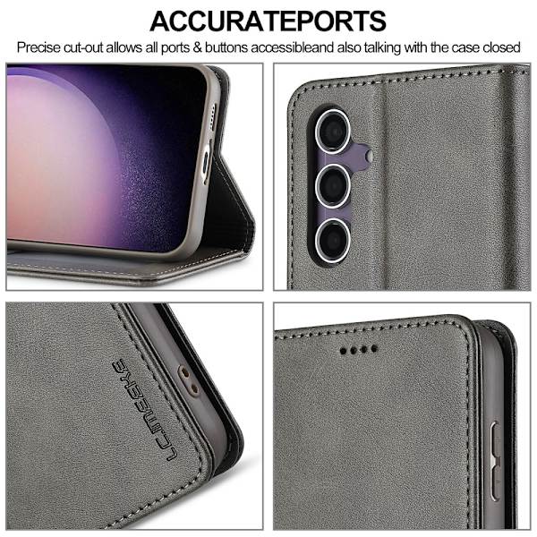 LC.IMEEKE Plånboksfodral Samsung Galaxy A16 Grå