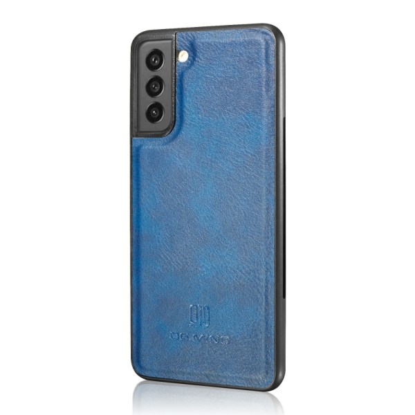 DG.MING 2-in-1 Magnet Wallet Samsung Galaxy S21 FE Blue