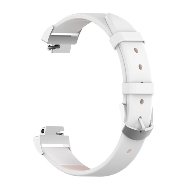 Læderarmbånd Fitbit Inspire/Inspire HR/Inspire 2 Hvid