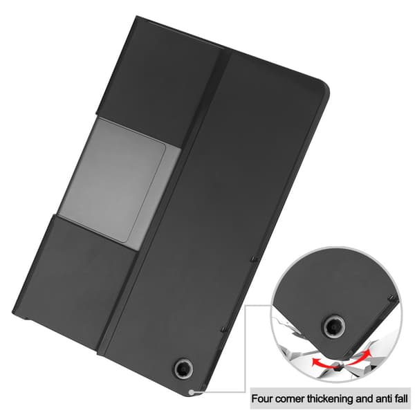 Lenovo Tab Plus Fodral Tri-fold Svart