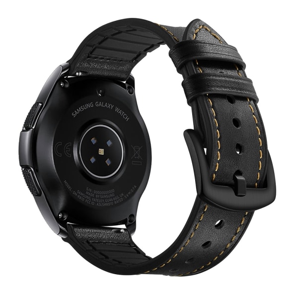 Äkta Läderarmband Samsung Galaxy Watch 5 Pro Svart