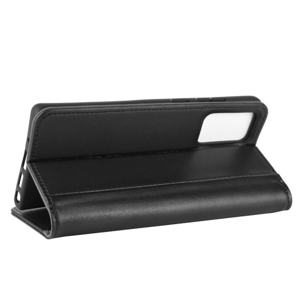 Ægte lædercover Galaxy Note 20 sort