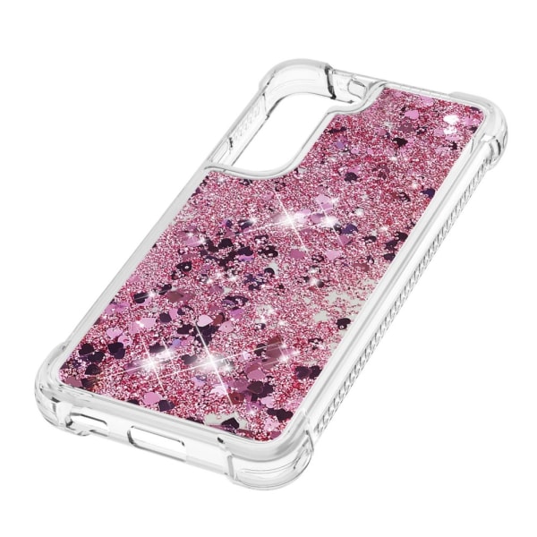 Glitter Bling TPU Case Samsung Galaxy S22 Roséguld