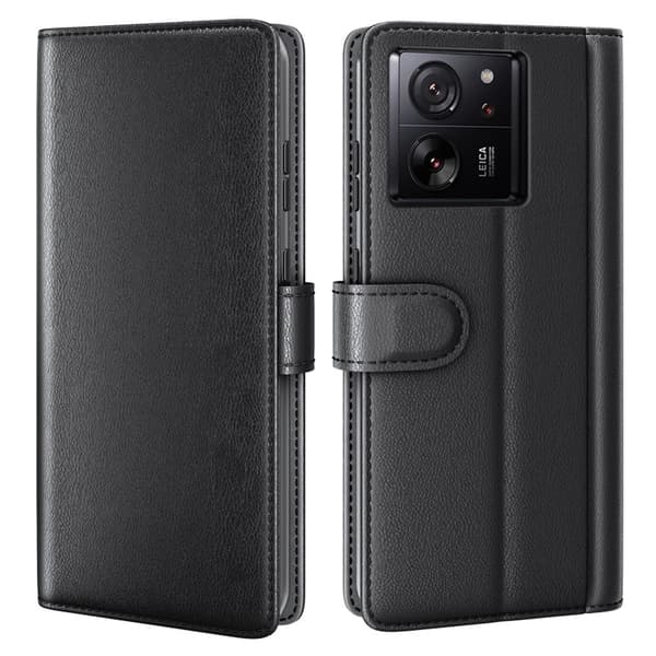 Ægte læderetui Xiaomi 13T Pro Sort