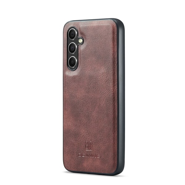 DG.MING 2-in-1 Magnet Wallet Samsung Galaxy S24 FE Red