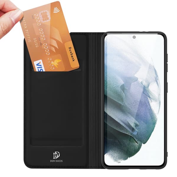 Dux Ducis Skin Pro Læderetui Samsung Galaxy S21 FE Sort