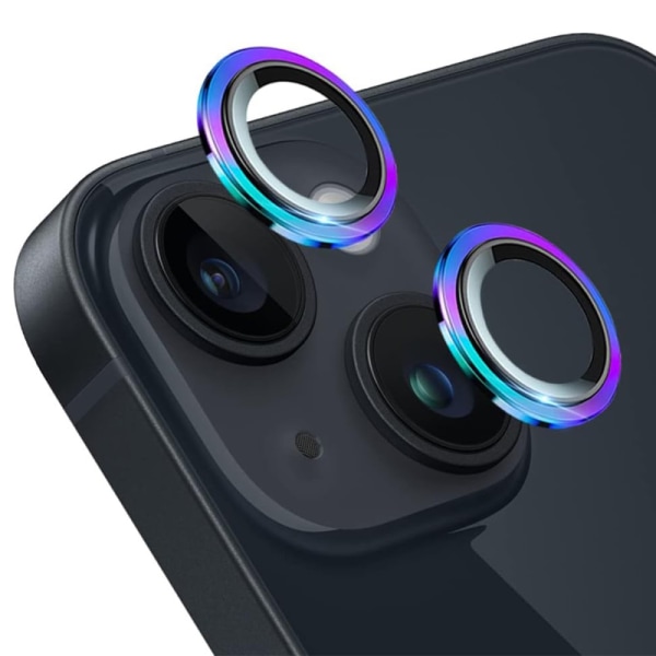 Hat Prince Lens Protection Hærdet Glas iPhone 15/15 Plus Multi-color
