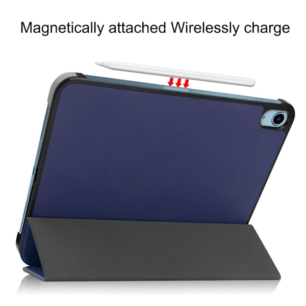 Apple iPad 11 11th Gen (2025) Fodral Tri-fold Blå