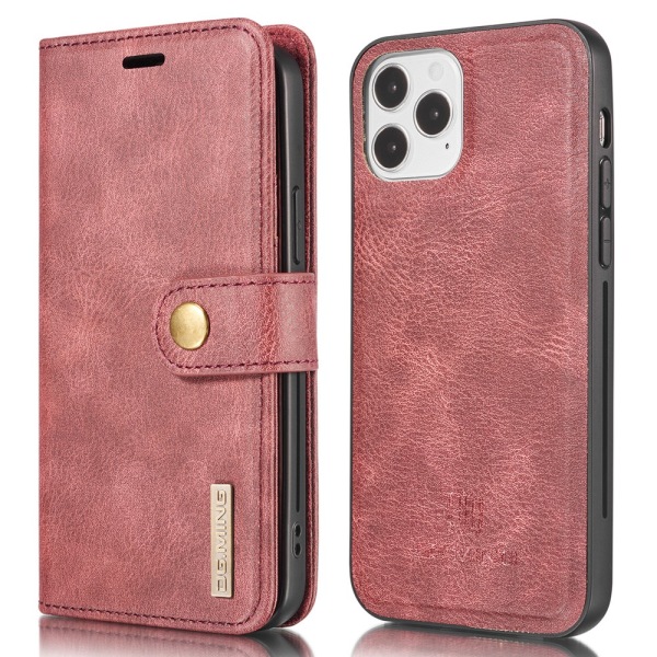 DG.MING 2-in-1 Magnet Wallet iPhone 13 Pro Max Red