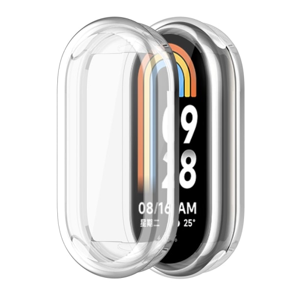 Heltäckande TPU Skal Xiaomi Smart Band 8 Transparent