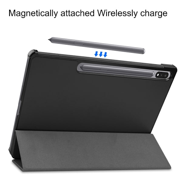 Samsung Galaxy Tab S10 Plus Etui Tri-fold Sort