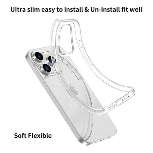 Stødsikkert TPU Cover iPhone 14 Pro Max Transparent