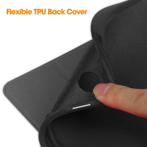 Samsung Galaxy Tab A9 Plus Etui Tri-Fold Med Pen-holder Sort