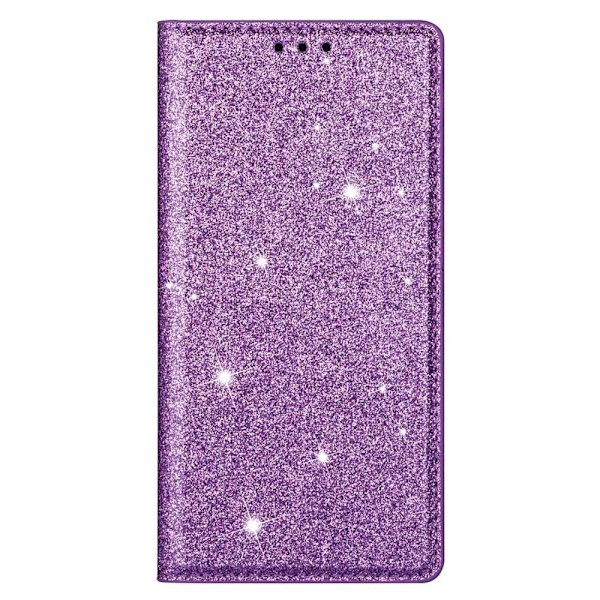 Glitter-lompakkokotelo Samsung Galaxy A15 Lila