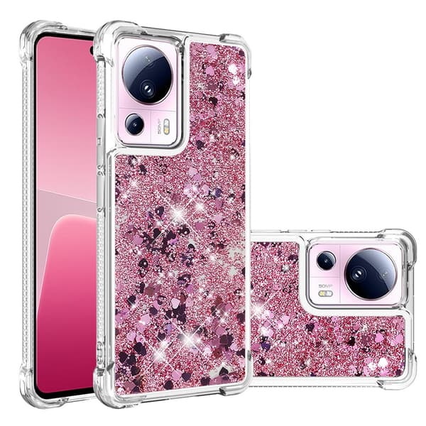 Glitter Bling TPU Case Xiaomi 13 Lite Roséguld