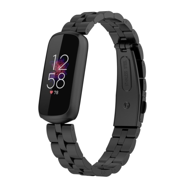 Metallarmband Fitbit Luxe Svart