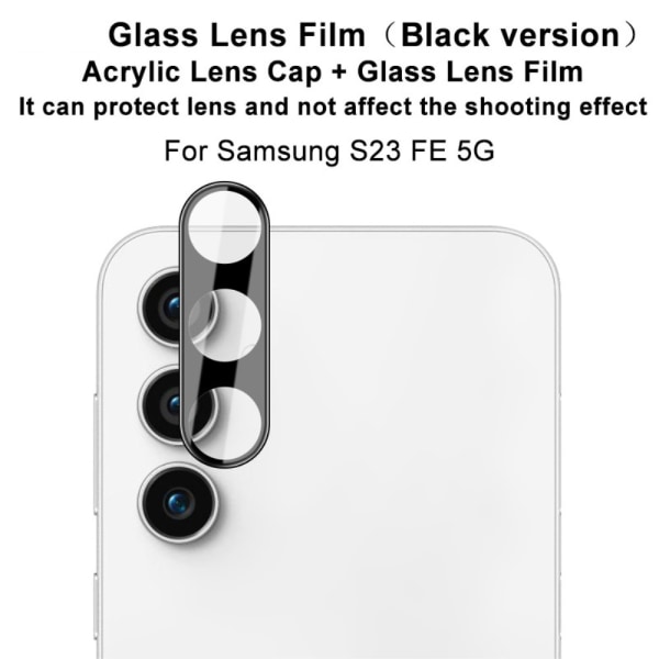 Imak Hærdet Glas Linsebeskyttelse Samsung Galaxy S23 FE Sort