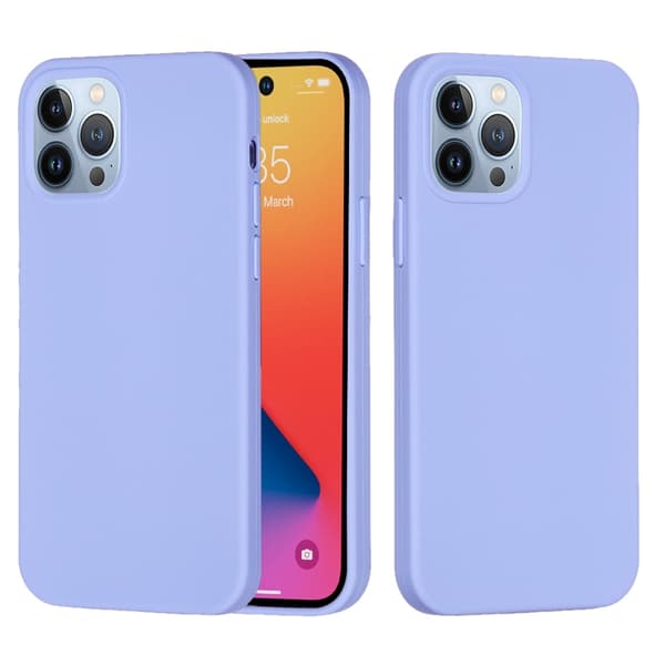Silikoneskal iPhone 14 Pro Max Lilla