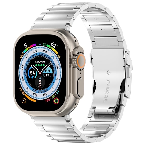 Titanarmband Apple Watch 41mm Series 9 Silver