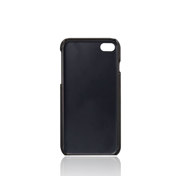 Lædercover med kortholder til iPhone 7/8/SE Sort