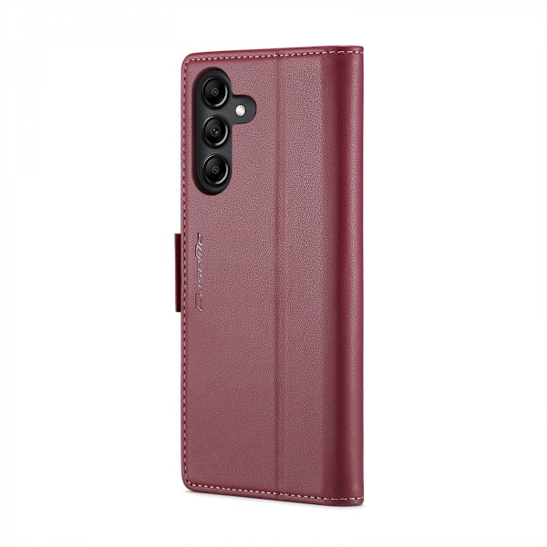 CaseMe Slim Lompakkokotelo RFID-suojalla Samsung Galaxy A14 Punainen