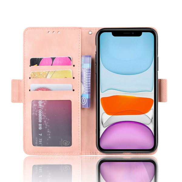 Multi Slot Plånboksfodral iPhone 12 Pro Max Rosa