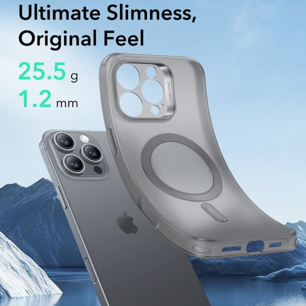 ESR Project Zero MagSafe Cover iPhone 16 Pro Max Frostgrå
