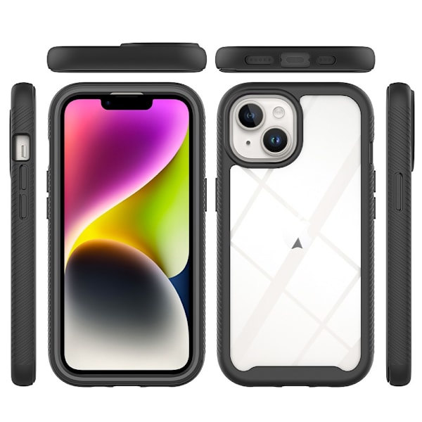 360 Full Cover Edge Case iPhone 15 Plus Black