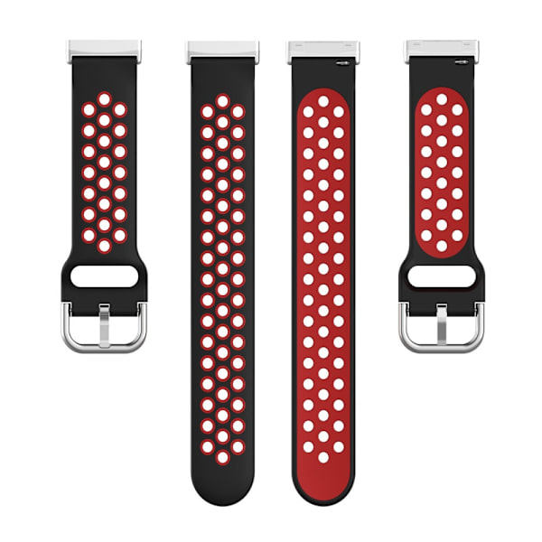 Sportarmbånd Fitbit Versa 3/Sense Sort/Rød